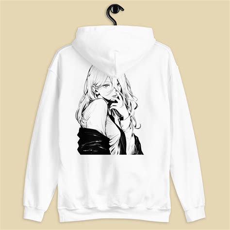 POWER Anime Style Aesthetic Hoodie - Etsy