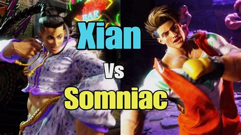 Street Fighter VI Xian Jamie Vs Somniac Luke YouTube