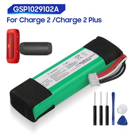 ใหม GSP1029102A 3 7V 6000mAh สำหรบ JBL Charge3 Charge 3 GSP872693 03