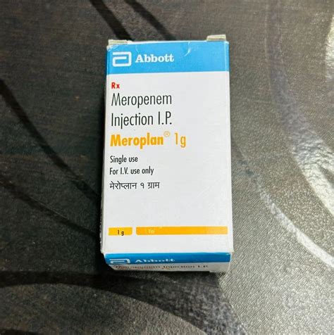 abbott meropenem injection  ml strength  mg  box  patna