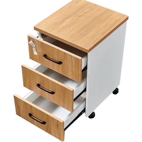 Meuble De Classement Classeur Mode Bureau En Bois Armoire Mobile