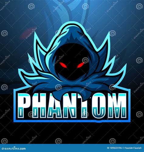 Phantom Esport Mascot Logo Vector Illustration | CartoonDealer.com #210730778