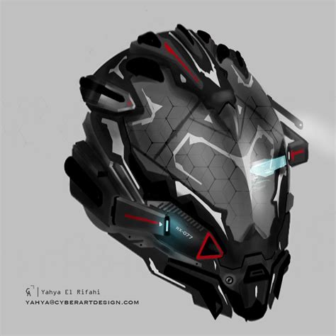 Sci Fi Helmet Concept Art