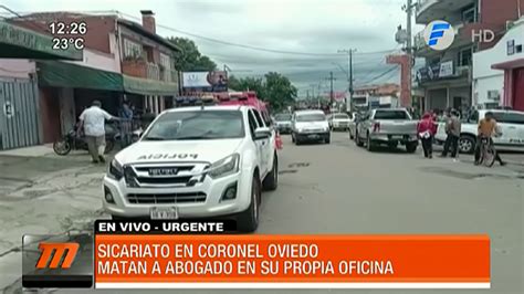 Abogado Fue Ultimado A Tiros En Coronel Oviedo Última Hora Noticias