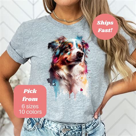 Australian Shepherd Shirt Aussie Tee Shirt Shepherd Dog Shirt Dog