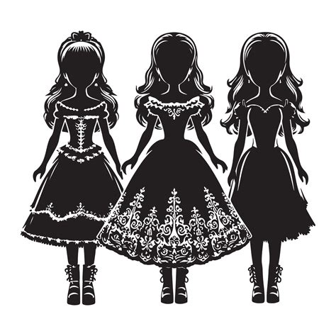 Doll Vectors Silhouette 46278035 Vector Art At Vecteezy