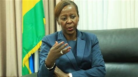 La ministre rwandaise des Affaires étrangères Louise Mushikiwabo