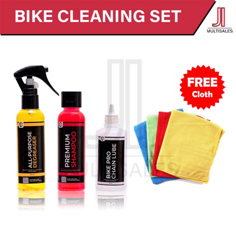 Set All Purpose Degreaser Ml Premium Shampoo Ml Bike Pro Chain