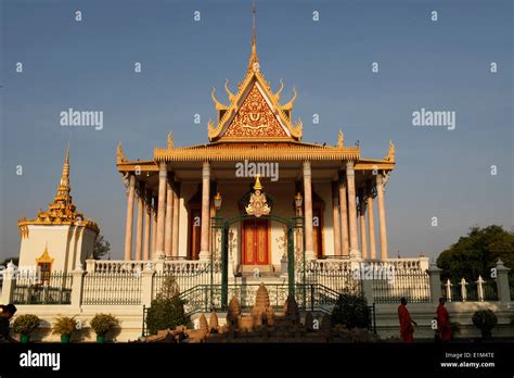 Wat Preah Keo Morokat Also Known As The Silver Pagoda Or Temple Of The