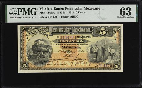 Mexico El Banco Peninsular Mexicano Pesos P S A Pmg