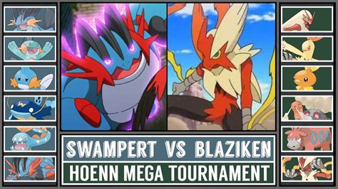 Semifinal MEGA SWAMPERT vs MEGA BLAZIKEN Hoenn Mega Pokémon