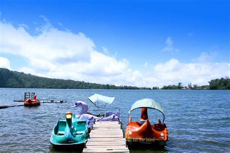 Beratan Lake Bedugul is a shallow lake with a high caldera