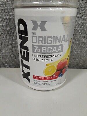 Xtend The Original G Bcaa Knockout Fruit Punch Servings Oz