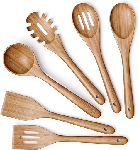 Set Utensili Da Cucina Set Da Cucina In Legno Set Utensili Etsy