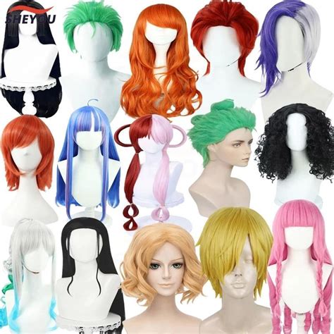 Anime One Piece Cosplay Wigs Uta Nami Yamato Boa Hancock Shanks Perona