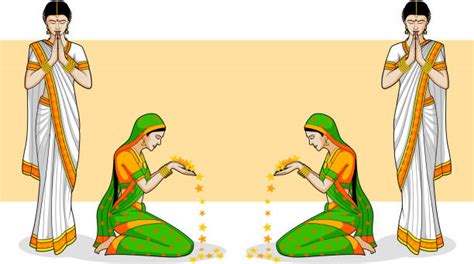 Best Hindu Prayer Illustrations, Royalty-Free Vector Graphics & Clip ...