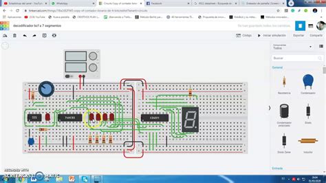 Decodificador Bcd A 7 Segmentos Con Contador Y 555 Simulado En