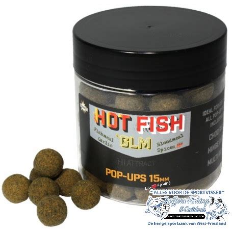 Dynamite Hot Fish GLM Pop Ups 15 Mm Treffersfishing