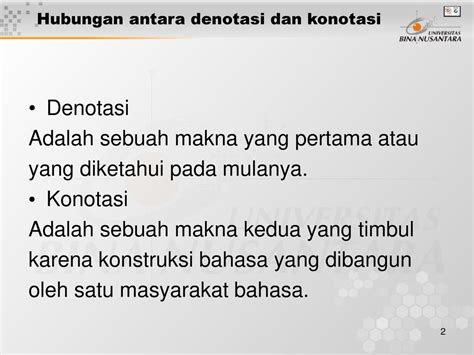 Makna Konotasi Dan Denotasi Berbagi Informasi