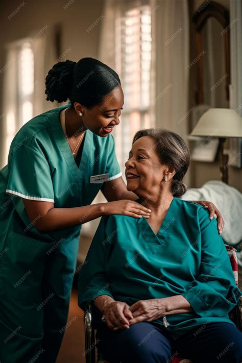 Premium Photo | Nurse helping a patient with everyday tasks
