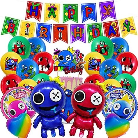 Rainbow Friends Luftballons Geburtstagsdeko Rainbow Friends Geburtstag