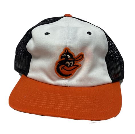 Vintage 80s Baltimore Orioles Mlb Baseball Young An Snapback Hat Ebay