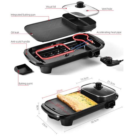 Promo Griller Hot Pot Panggangan Bbq Barbeque Grill Hotpot Shabu Diskon Di Seller Alfesa