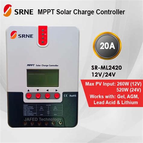 A Srne Mppt Solar Charge Controller V V Auto Ml Shopee