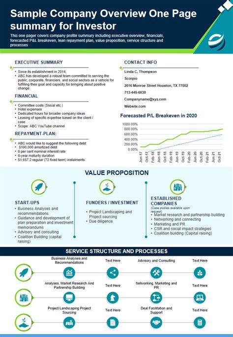 Top 10 Investor Summary Templates With Samples And Examples