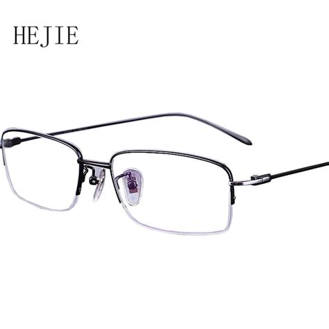 Buy Brand Men Pure Titanium Eyeglasses Frames High Quality Myopia Glasses Frame