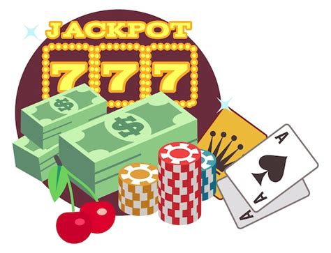 Premium Vector Jackpot Money Color Icon Lucky Number And Cards