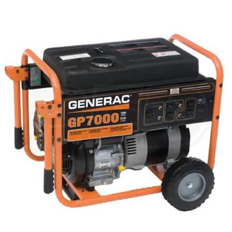 Generac Gp7000 7000 Watt Portable Generator Generac 5625