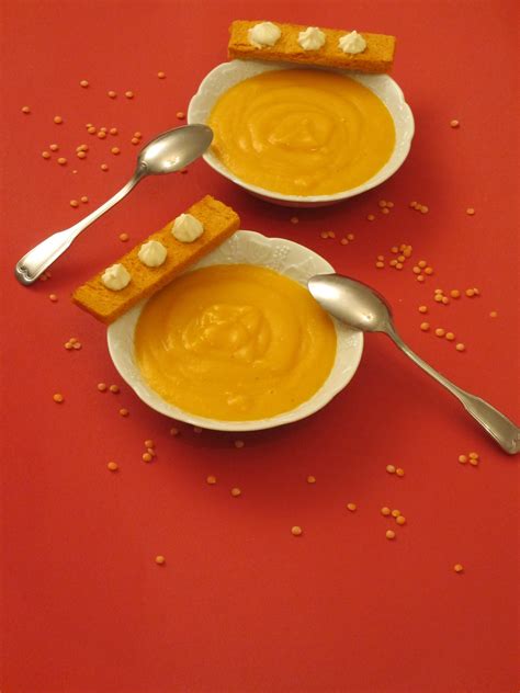 Velouté de lentilles corail et carottes Diet Délices Recettes