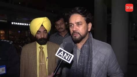 Union Minister Anurag Thakur On Wrestler S Protest At Jantar Mantar