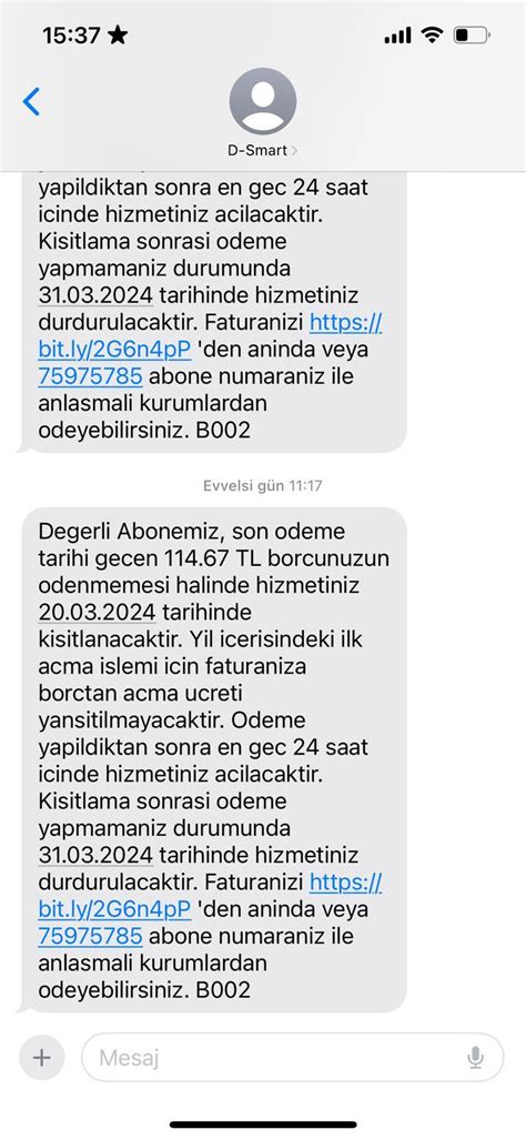 D Smart Abonelik İptal Fatura Gönderilmesi Şikayetvar