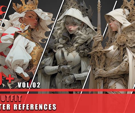 ArtStation - 460+ Queen Outfit - Character References Vol.02 | Artworks