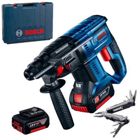 Аккумуляторный перфоратор BOSCH GBH 180-LI Professional + мультитул ...