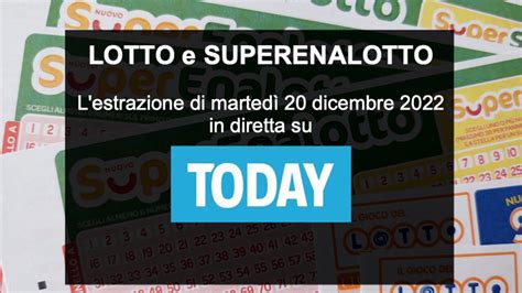 Estrazioni Lotto Oggi E Numeri Superenalotto Di Marted Dicembre