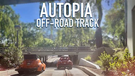 road autopia track  disneyland ride youtube