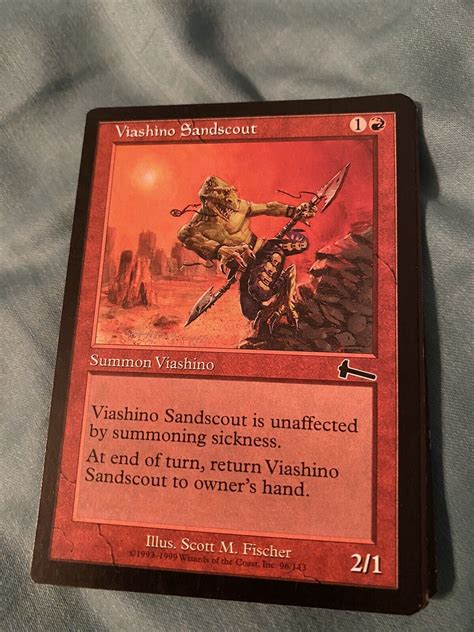 Viashino Sandscout Magic Mtg X7 Urzas Legacy Mp Ebay