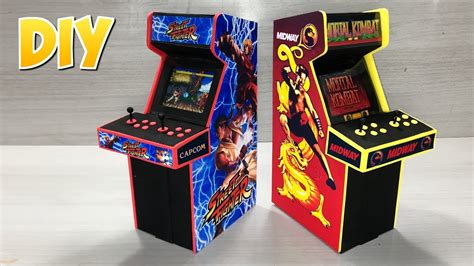 DIY Arcade Mortal Kombat E Street Fighter Fliperama YouTube