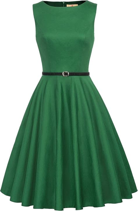 Grace Karin Women Vintage Dress Evening Party Dress Green