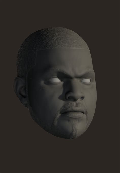 Ice Cube Head Sculpt 3D model 3D printable | CGTrader