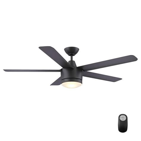 Home Decorators Collection Merwry 52 In Integrated LED Indoor Brushed