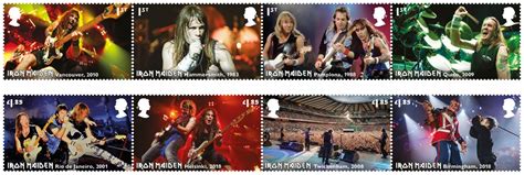 Iron Maiden To Be Honored With Official Royal Mail Stamps