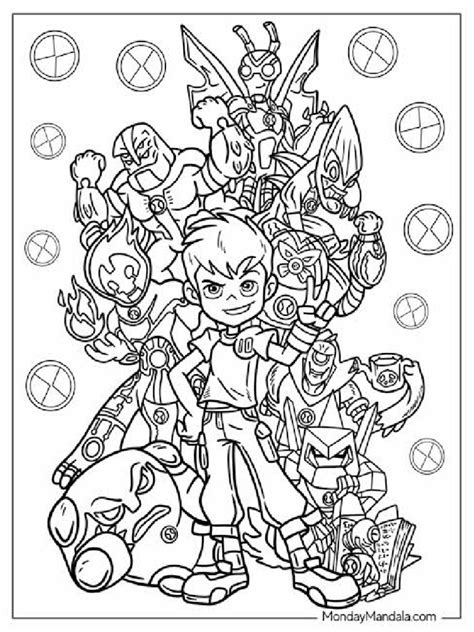 ben  reboot coloring page