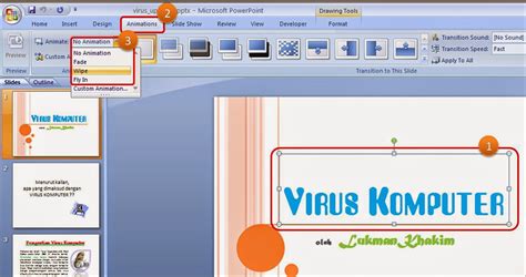 Cara Membuat Video Di Ppt Tulisan Bergerak Bisa Terbuka Keterangan
