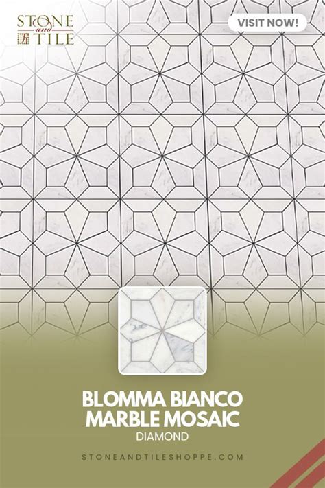 Blomma Bianco Marble Mosaic Diamond