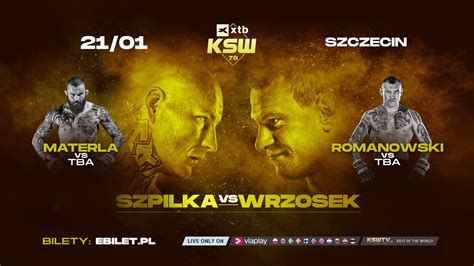 Nowy Termin Gali Xtb Ksw W Szczecinie Z Udzia Em Szpilki Wrzoska I