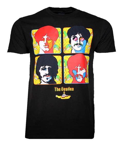 Beatles Beatles Yellow Sub 4 Portraits T Shirt Loudtrax